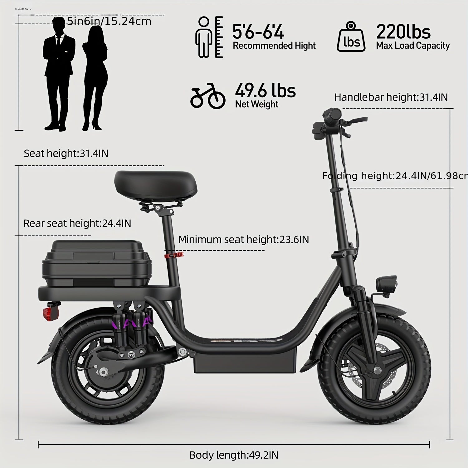 740W Adult Electric Scooter With Seat, 54.6V15A/17.5A Lithium Battery, Up To 25 Miles Range, 20Mph Top Speed, Foldable With 10 Shock Absorption, 14-inch Tubeless Explosion-proof Tires, Dual Disc Brakes - Ideal For Commuting