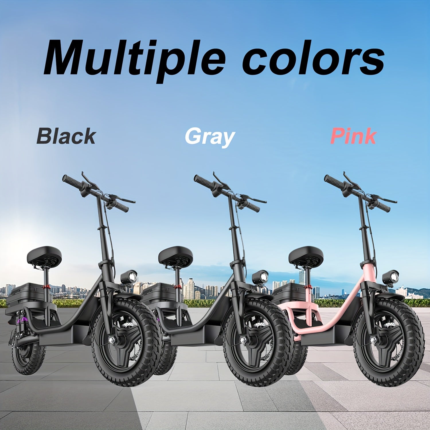 740W Adult Electric Scooter With Seat, 54.6V15A/17.5A Lithium Battery, Up To 25 Miles Range, 20Mph Top Speed, Foldable With 10 Shock Absorption, 14-inch Tubeless Explosion-proof Tires, Dual Disc Brakes - Ideal For Commuting