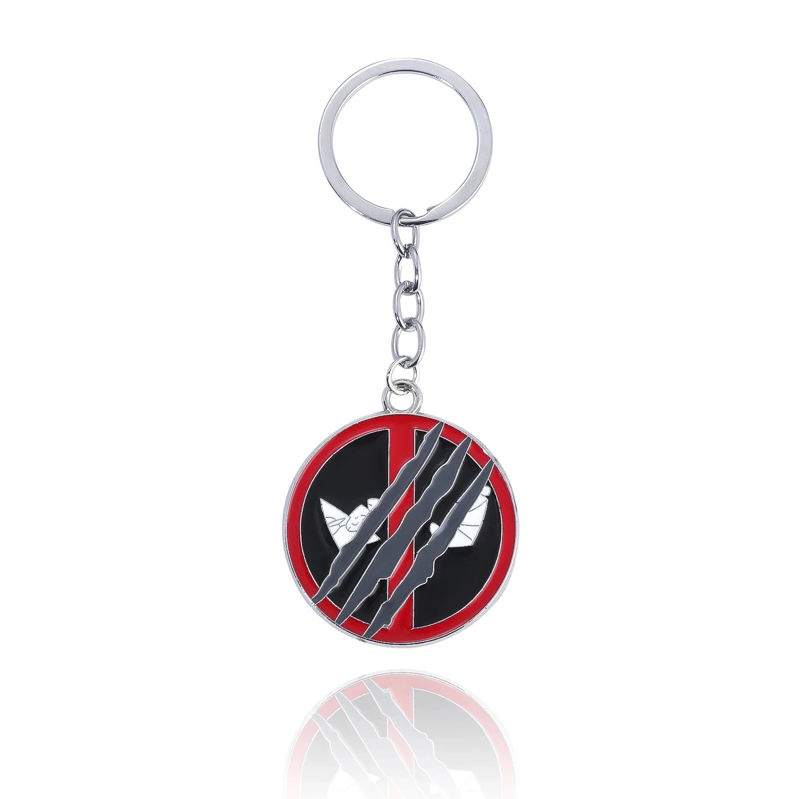 Deadpool and Wolverine Best Friends Necklace Set Split Heart Matching Pendant Necklace for Women Men Cosplay Jewelry Gift