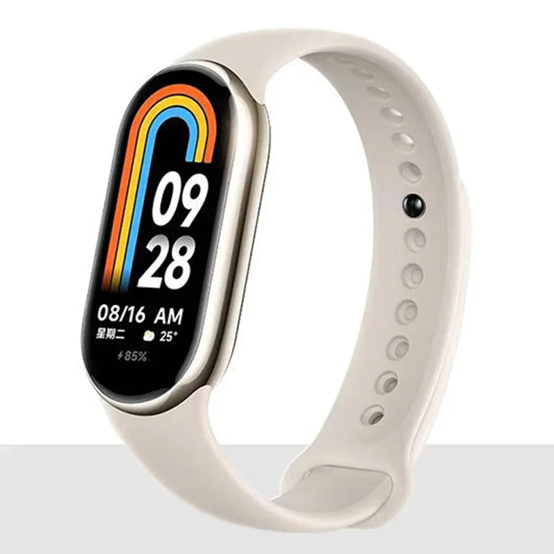 Correa para Xiaomi Mi Band 8 NFC Pulsera deportiva Correa de silicona de repuesto para reloj inteligente Correa para Xiaomi Mi Band 8