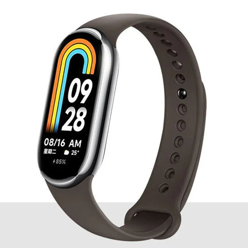 Correa para Xiaomi Mi Band 8 NFC Pulsera deportiva Correa de silicona de repuesto para reloj inteligente Correa para Xiaomi Mi Band 8