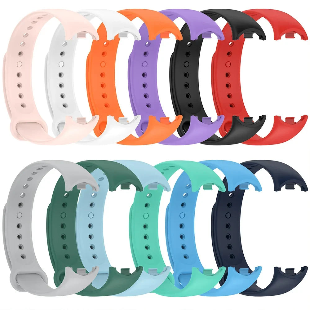 Correa para Xiaomi Mi Band 8 NFC Pulsera deportiva Correa de silicona de repuesto para reloj inteligente Correa para Xiaomi Mi Band 8