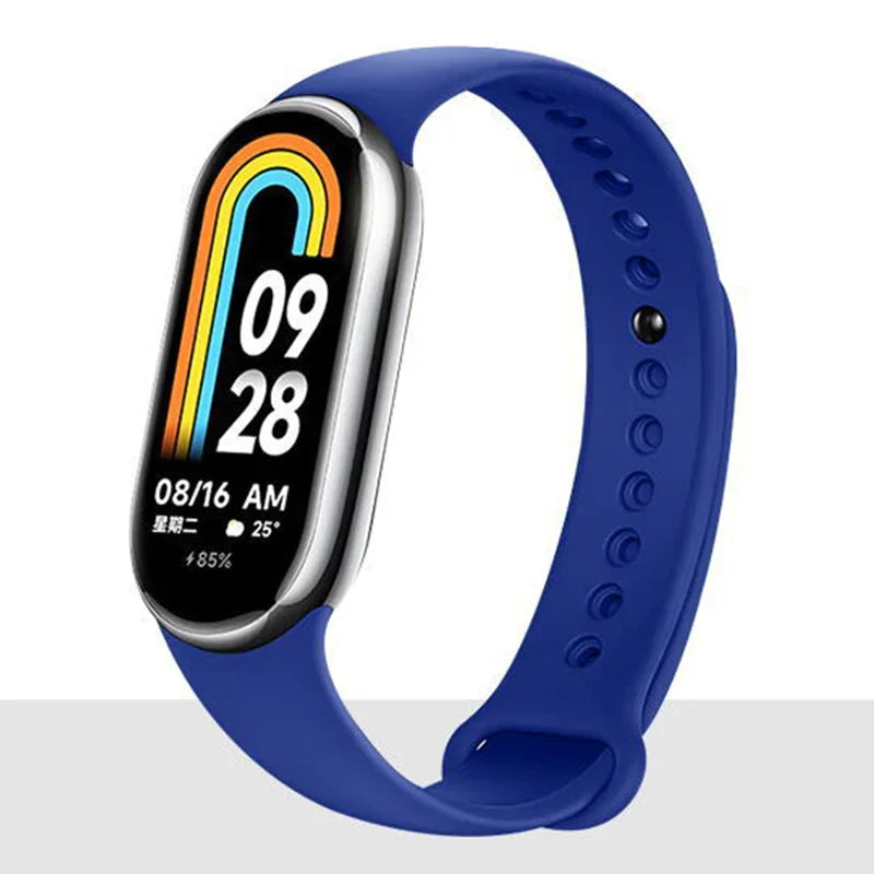 Correa para Xiaomi Mi Band 8 NFC Pulsera deportiva Correa de silicona de repuesto para reloj inteligente Correa para Xiaomi Mi Band 8