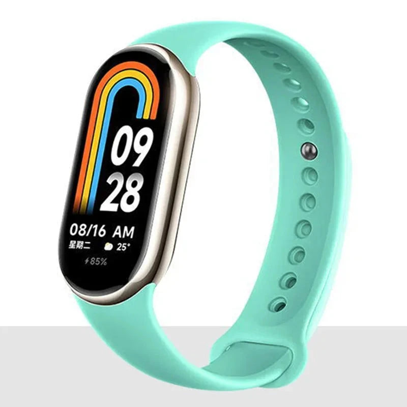 Correa para Xiaomi Mi Band 8 NFC Pulsera deportiva Correa de silicona de repuesto para reloj inteligente Correa para Xiaomi Mi Band 8