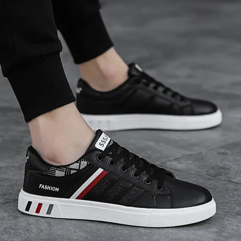 Zapatos planos para hombre, zapatillas de deporte de lujo para hombre, primavera otoño 2024, zapatos deportivos para exteriores para hombre, zapatos vulcanizados de moda, tenis para hombre