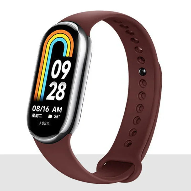 Correa para Xiaomi Mi Band 8 NFC Pulsera deportiva Correa de silicona de repuesto para reloj inteligente Correa para Xiaomi Mi Band 8