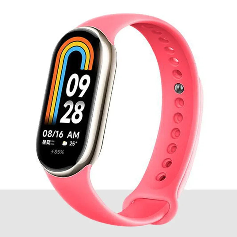 Correa para Xiaomi Mi Band 8 NFC Pulsera deportiva Correa de silicona de repuesto para reloj inteligente Correa para Xiaomi Mi Band 8