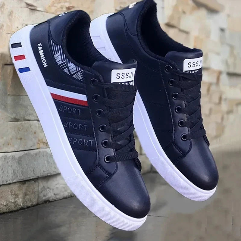 Zapatos planos para hombre, zapatillas de deporte de lujo para hombre, primavera otoño 2024, zapatos deportivos para exteriores para hombre, zapatos vulcanizados de moda, tenis para hombre