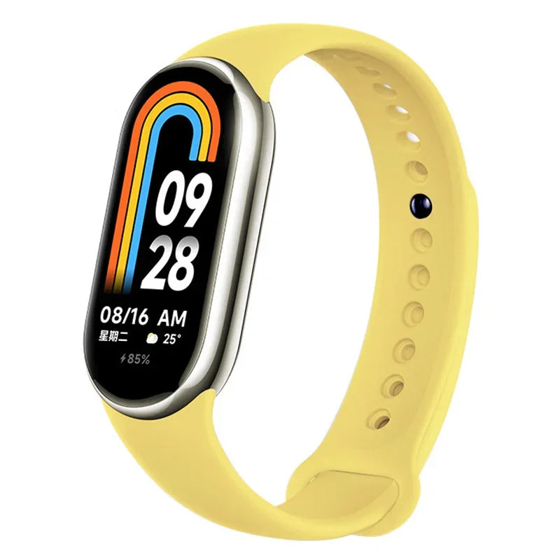 Correa para Xiaomi Mi Band 8 NFC Pulsera deportiva Correa de silicona de repuesto para reloj inteligente Correa para Xiaomi Mi Band 8