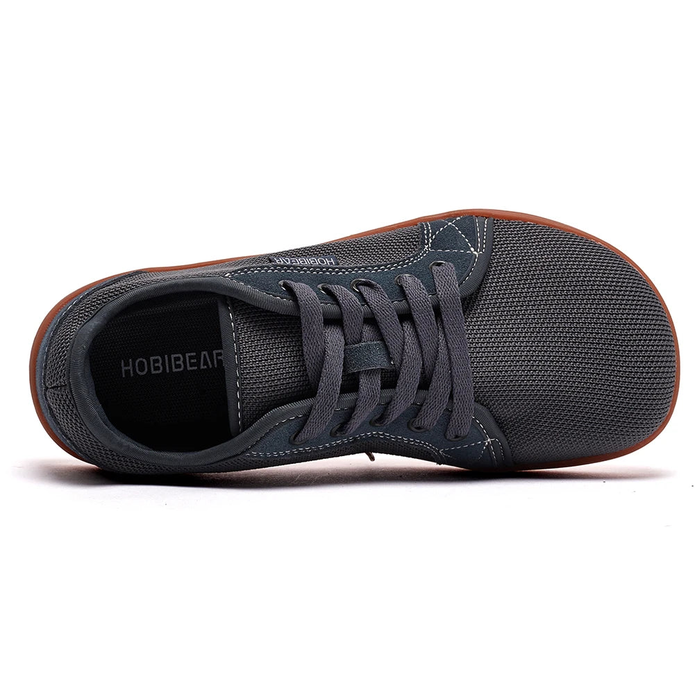 HOBIBEAR Men Wide Barefoot Shoes for Unisex Trail Running Non-Slip Minimalist Walking Shoes