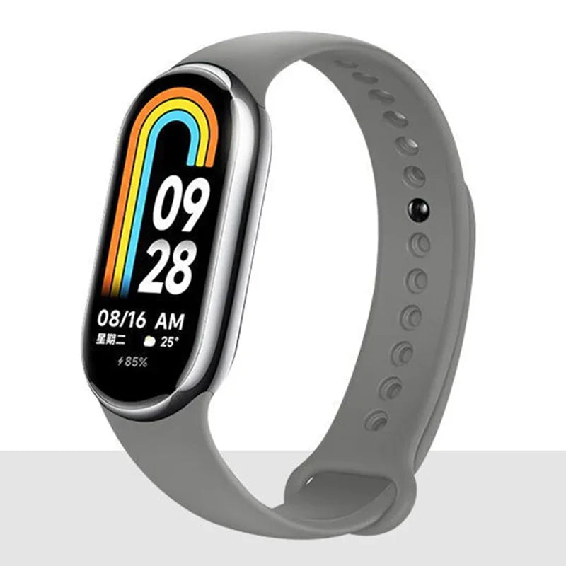 Strap For Mi band 8 xiaomi 8 NFC Bracelet Sport Belt Silicone Replacement Smartwatch Bracelet Watchband Xiaomi Mi Band 8 Strap