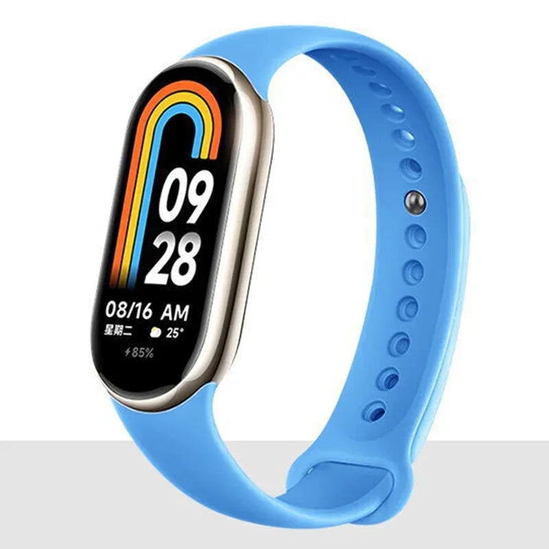 Strap For Mi band 8 xiaomi 8 NFC Bracelet Sport Belt Silicone Replacement Smartwatch Bracelet Watchband Xiaomi Mi Band 8 Strap