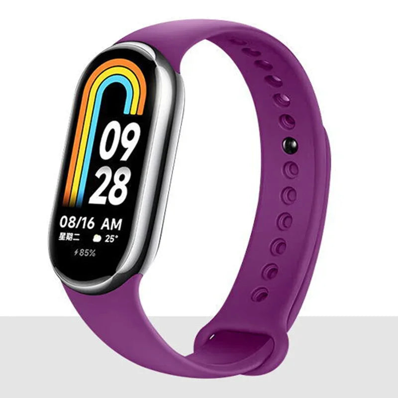 Correa para Xiaomi Mi Band 8 NFC Pulsera deportiva Correa de silicona de repuesto para reloj inteligente Correa para Xiaomi Mi Band 8