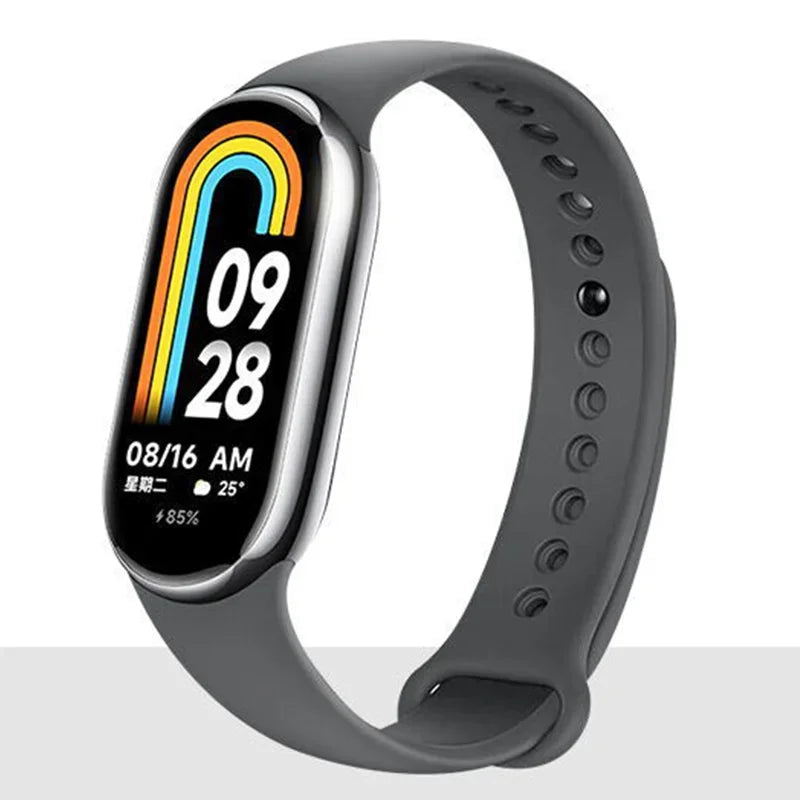 Correa para Xiaomi Mi Band 8 NFC Pulsera deportiva Correa de silicona de repuesto para reloj inteligente Correa para Xiaomi Mi Band 8