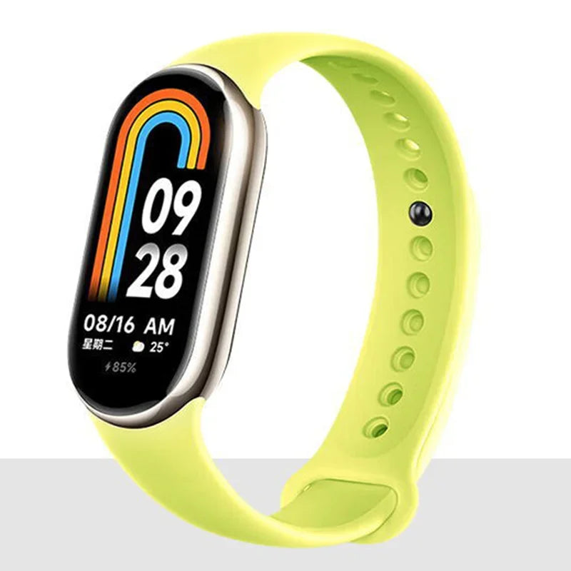 Correa para Xiaomi Mi Band 8 NFC Pulsera deportiva Correa de silicona de repuesto para reloj inteligente Correa para Xiaomi Mi Band 8