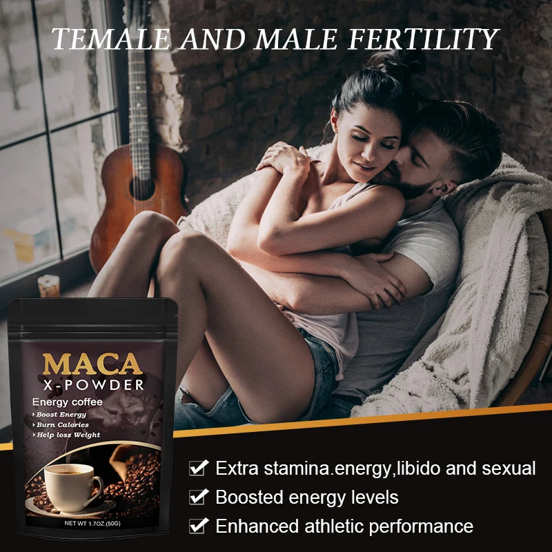 BEWORTHS Maca Root Coffee- Natural Energy Supplement,Supports Athletic Performance and Motivation,Builds Muscle and Strengthens