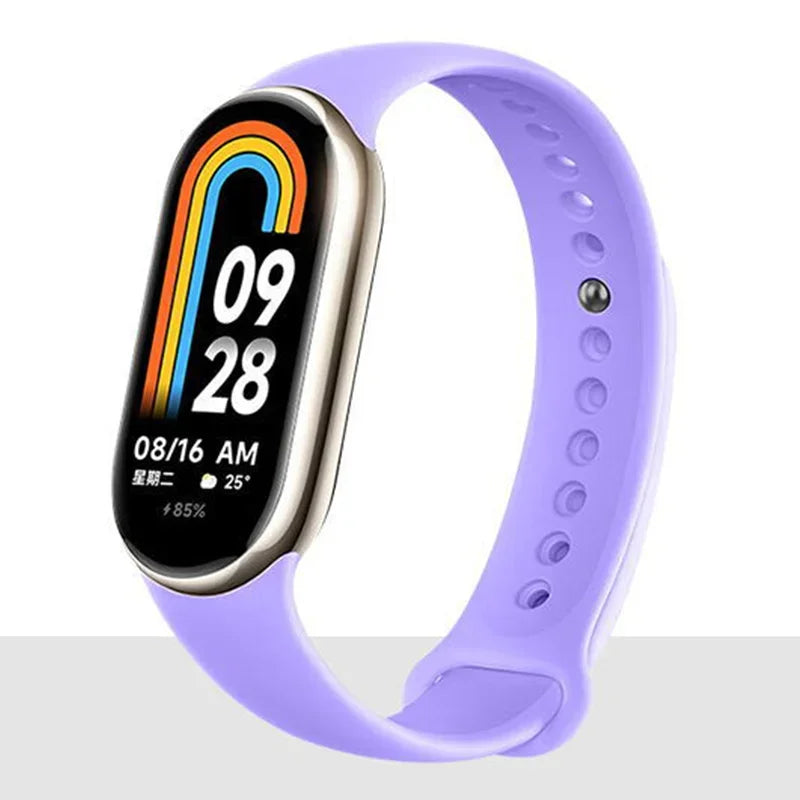 Correa para Xiaomi Mi Band 8 NFC Pulsera deportiva Correa de silicona de repuesto para reloj inteligente Correa para Xiaomi Mi Band 8