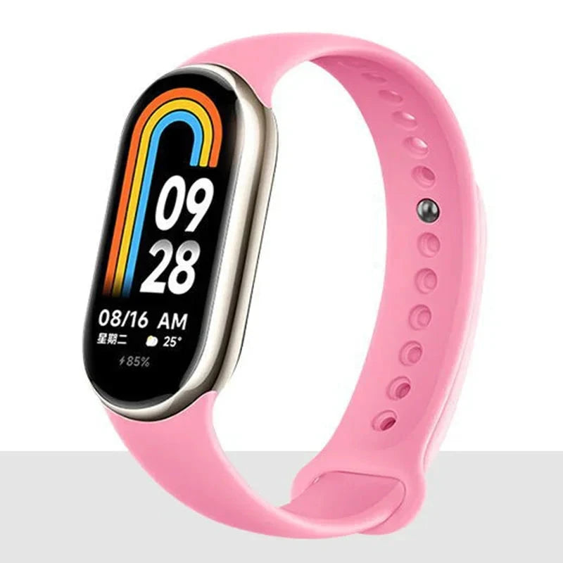 Strap For Mi band 8 xiaomi 8 NFC Bracelet Sport Belt Silicone Replacement Smartwatch Bracelet Watchband Xiaomi Mi Band 8 Strap