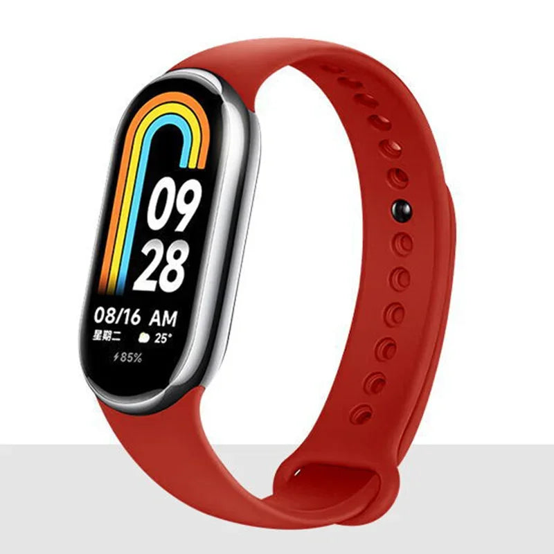 Strap For Mi band 8 xiaomi 8 NFC Bracelet Sport Belt Silicone Replacement Smartwatch Bracelet Watchband Xiaomi Mi Band 8 Strap