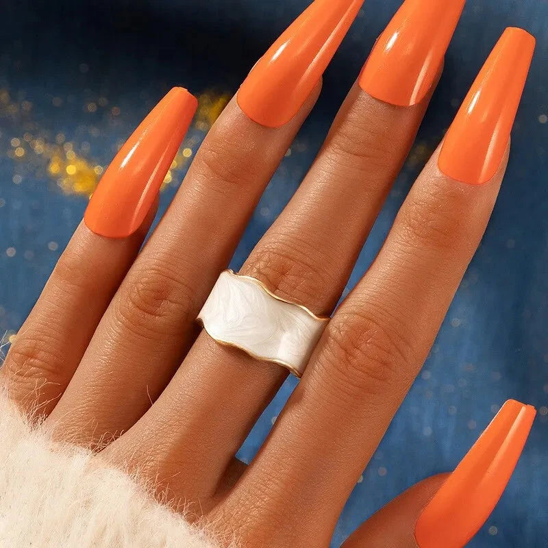 1 anillo ajustable abierto geométrico de forma irregular de metal esmaltado blanco vintage para mujeres y niñas, joyería de moda, regalos de cumpleaños