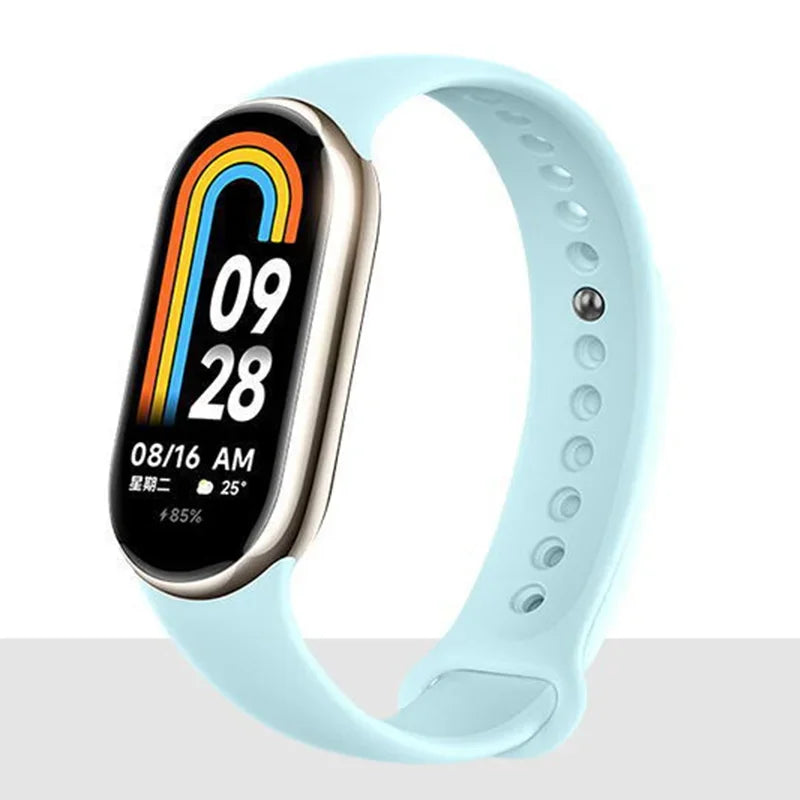 Correa para Xiaomi Mi Band 8 NFC Pulsera deportiva Correa de silicona de repuesto para reloj inteligente Correa para Xiaomi Mi Band 8