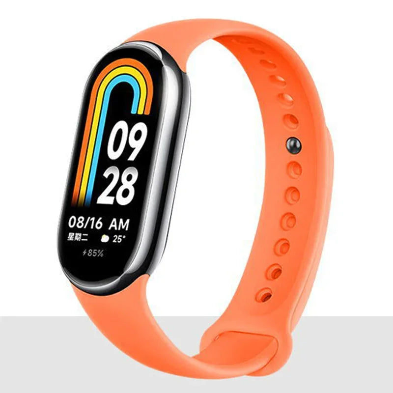 Strap For Mi band 8 xiaomi 8 NFC Bracelet Sport Belt Silicone Replacement Smartwatch Bracelet Watchband Xiaomi Mi Band 8 Strap