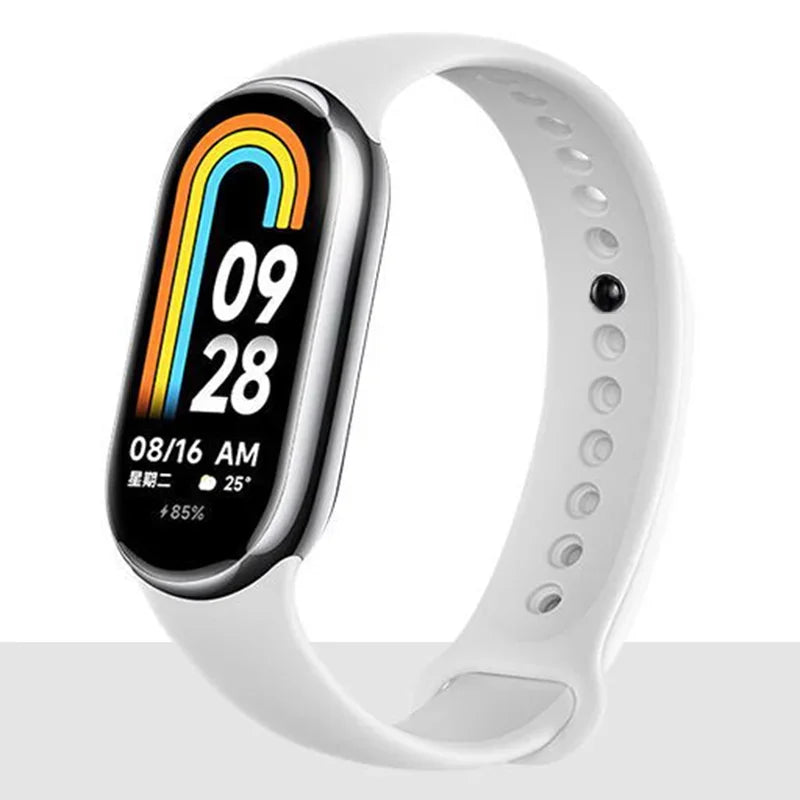 Correa para Xiaomi Mi Band 8 NFC Pulsera deportiva Correa de silicona de repuesto para reloj inteligente Correa para Xiaomi Mi Band 8